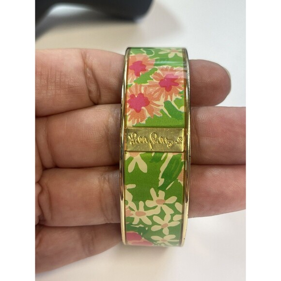 Lilly Pulitzer Floral Bangle Bracelet - Picture 6 of 8